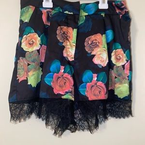 Wolf & Whistle London Dressy Floral Shorts